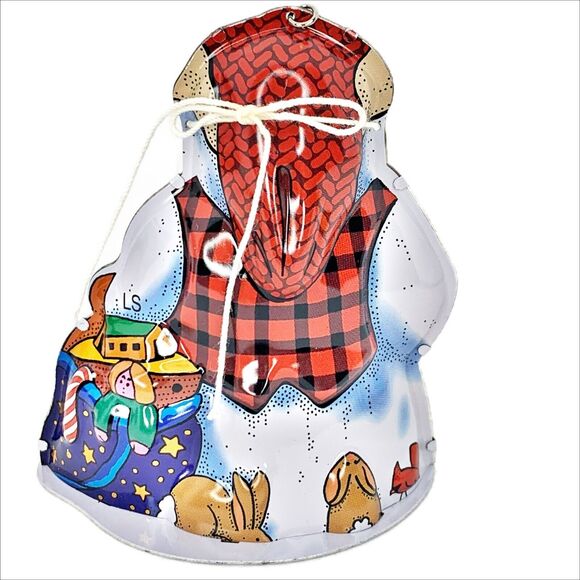 Hallmark Keepsake Ornament Christmas - Cool Character - Pressed Tin Snowman 2000 - Picture 3 of 10